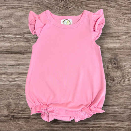Girl's Flutter Sleeved Bubble