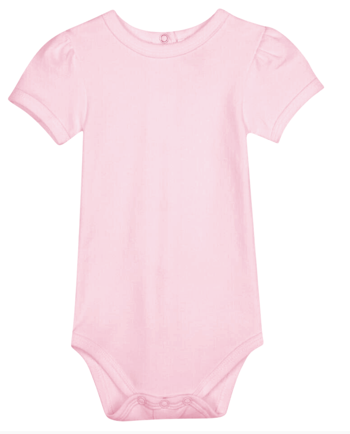 Girl's Short Puff Sleeve Infant Bodysuit